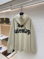 Balenciaga Tape Letter Print Hoodie - 图片 2