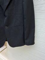 LV Blason Jacquard Single-Breasted Solid Suit - 图片 7