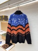 LV Wavy Snowflake Knit Cashmere Sweater - 图片 2