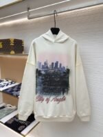 Balenciaga City Nightscape Print Hooded Sweatshirt 1