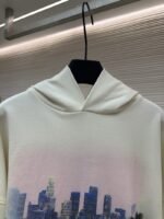 Balenciaga City Nightscape Print Hooded Sweatshirt 1 - 图片 3