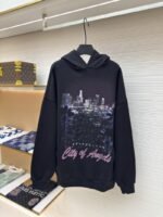 Balenciaga City Nightscape Print Hooded Sweatshirt 2