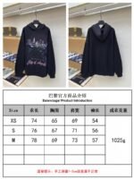 Balenciaga City Nightscape Print Hooded Sweatshirt 2 - 图片 10
