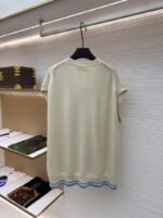Dior Letter Embroidered Sleeveless Knit Vest - 图片 2