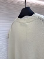 Dior Letter Embroidered Sleeveless Knit Vest - 图片 9