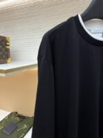 Prada Solid Color Crew Neck Long Sleeve Sweatshirt - 图片 4