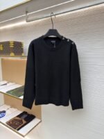 Chanel Bookbag Buckle Long-Sleeve Sweater 1