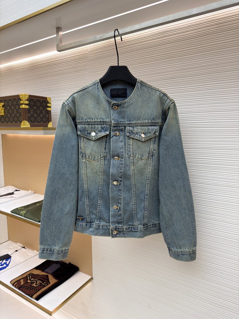 wsxc1760327580638_0.jpg Prada Washed Denim Jacket 2 - 图片 1