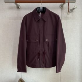 HERMES Long-Sleeve Drawstring Jacket 2