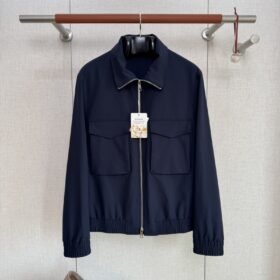 Bottega Veneta Zipper Pocket Short Jacket