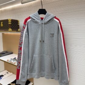 LV Ski Collection Color-Block Hooded Sweatshirt