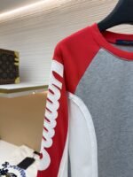 LV Ski Collection Long-Sleeve Crew Neck Color-Block T-Shirt - 图片 4