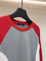 LV Ski Collection Long-Sleeve Crew Neck Color-Block T-Shirt - 图片 8