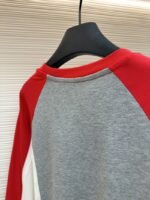 LV Ski Collection Long-Sleeve Crew Neck Color-Block T-Shirt - 图片 9