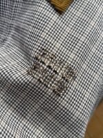 Miu Miu Checkered Patchwork Embroidered Jacket Coat - 图片 6