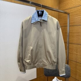 Miu Miu Lapel Embroidered Jacket Coat
