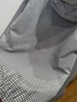 Miu Miu Woven Plaid Hooded Long-Sleeve Jacket - 图片 8
