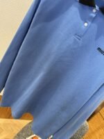 Miu Miu Color-Blocked Double-Layer Collar Embroidered Polo Shirt - 图片 4