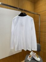 Miu Miu Color-Block Patchwork Embroidered Long-Sleeve T-Shirt - 图片 2