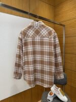 Miu Miu Checkered Embroidered Long-Sleeve Shirt 2 - 图片 2