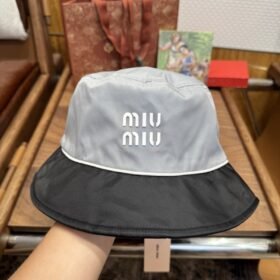 Miu Miu Logo Fisherman??S Hat 1