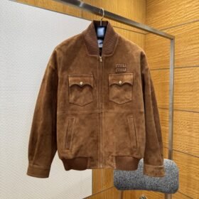 Miu Miu Suede Jacket Coat