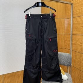 Balenciaga Detachable Leg Embroidered Work Pants
