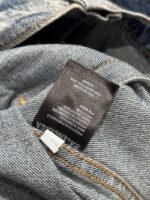Balenciaga Graffiti-Print Distressed Denim Jacket - 图片 9