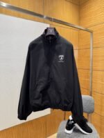 Balenciaga Collaboration Embroidered Zipper Jacket