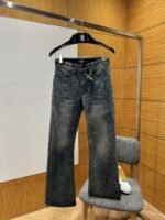 Balenciaga Distressed Flared Pants