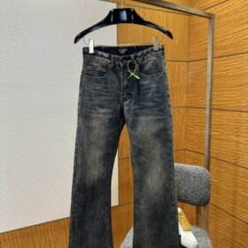 Balenciaga Distressed Flared Pants