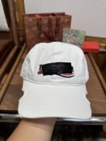 Balenciaga Embroidered Velcro Baseball Cap 1