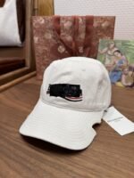 Balenciaga Embroidered Velcro Baseball Cap 1 - 图片 3