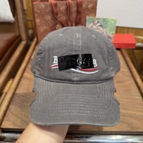 Balenciaga Embroidered Velcro Baseball Cap 2