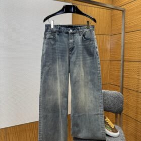Balenciaga Distressed Wash Jeans