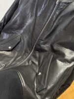 Prada Genuine Leather Zipper Triangle Label Jacket Coat - 图片 5