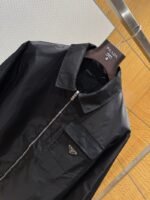 Prada Nylon Pocket Triangle Label Zipper Jacket - 图片 3