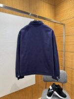 Prada Triangular Logo Distressed Denim Jacket - 图片 2