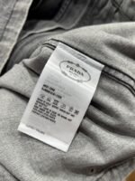 Prada Solid Color Single-Breasted Casual Denim Jacket - 图片 9