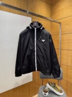 Prada Triangle Logo Recycled Nylon Jacket