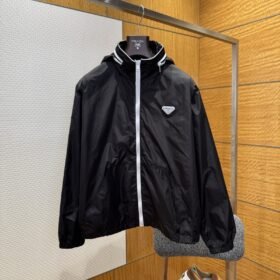 Prada Triangle Logo Recycled Nylon Jacket