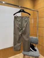 Prada Wide-Leg Twill Casual Pants - 图片 2