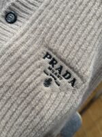 Prada Micro Logo Embroidered Sweater - 图片 6