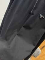 Prada Triangular Logo Long-Sleeve Polo Shirt - 图片 5