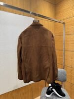 Prada Vintage Distressed Old Money Style Sheepskin Jacket - 图片 2