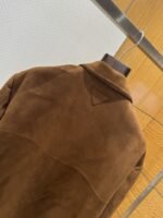 Prada Vintage Distressed Old Money Style Sheepskin Jacket - 图片 8