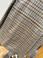 Dior Checkered Stand Collar Embroidered Long-Sleeve Jacket Coat - 图片 8