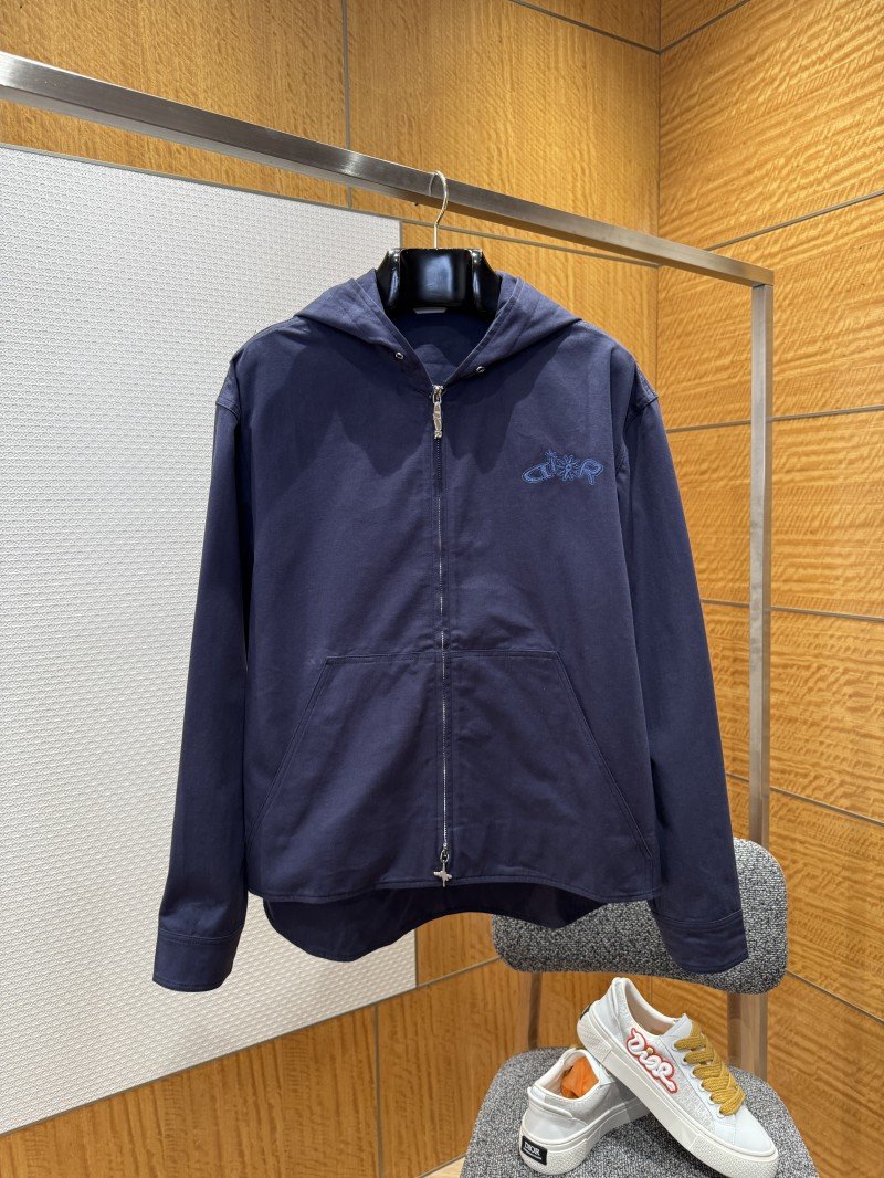 wsxc1764987008948_0.jpg Dior Embroidered Hooded Jacket Coat - 图片 1