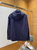 Dior Embroidered Hooded Jacket Coat - 图片 2