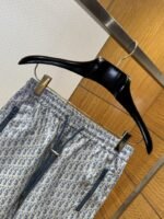 Dior Blue Taffeta Jacquard Shorts - 图片 3